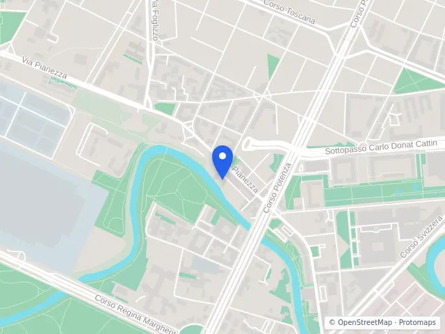 Mappa di Torino