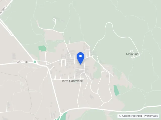 Mappa di Torre Canavese, Torino