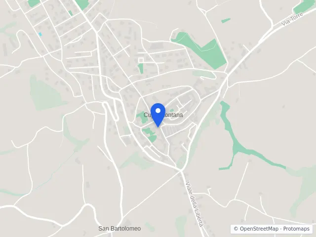 Mappa di Cupramontana, Ancona
