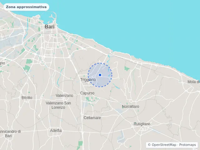 Mappa di Triggiano, Bari