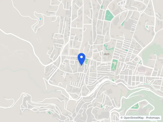 Mappa di Acri, Cosenza