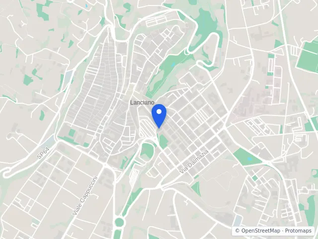 Mappa di Lanciano, Chieti