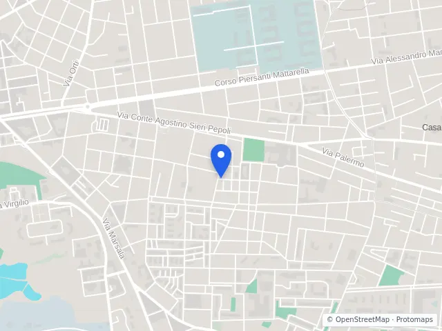 Mappa di Trapani