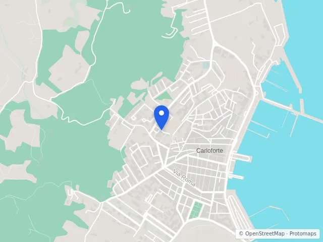 Mappa di Carloforte, Sud Sardegna