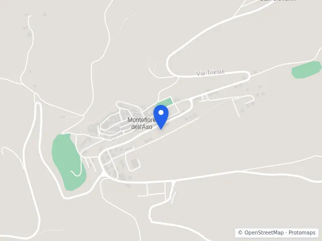 Mappa di Montefiore dell'Aso, Ascoli Piceno