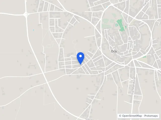 Mappa di Oria, Brindisi