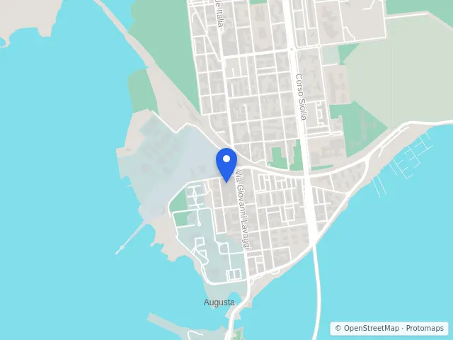 Mappa di Augusta, Siracusa