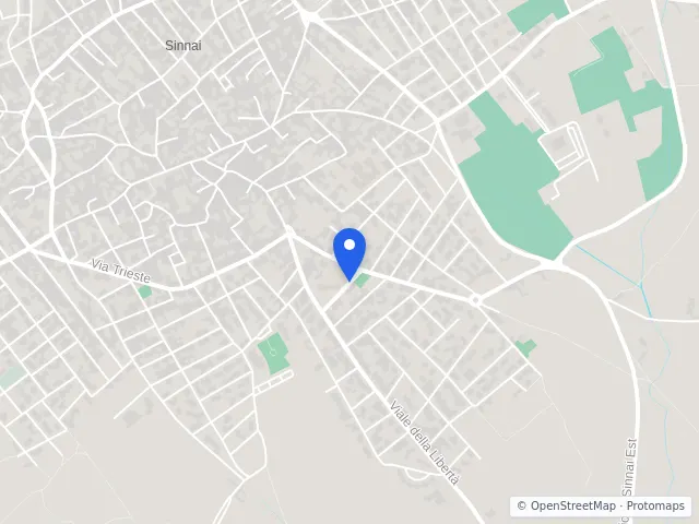 Mappa di Sinnai, Cagliari