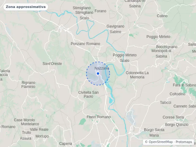 Mappa di Nazzano, Roma