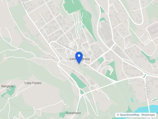 Mappa di Lanzo Torinese, Torino
