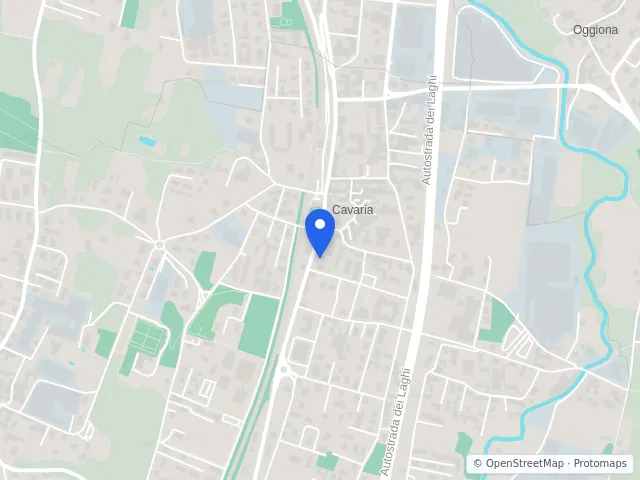 Mappa di Cavaria con Premezzo, Varese