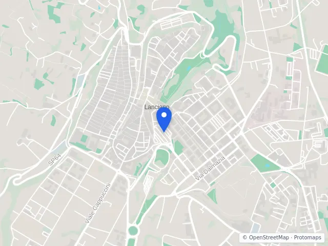Mappa di Lanciano, Chieti