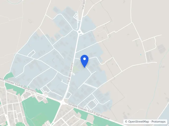 Mappa di Selargius, Cagliari