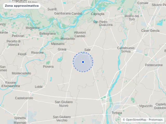 Mappa di Sale, Alessandria