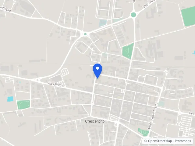 Mappa di Crescentino, Vercelli