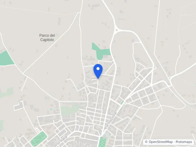 Mappa di Santeramo in Colle, Bari