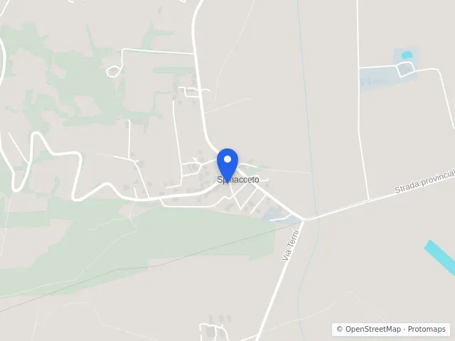 Mappa di Greccio, Rieti