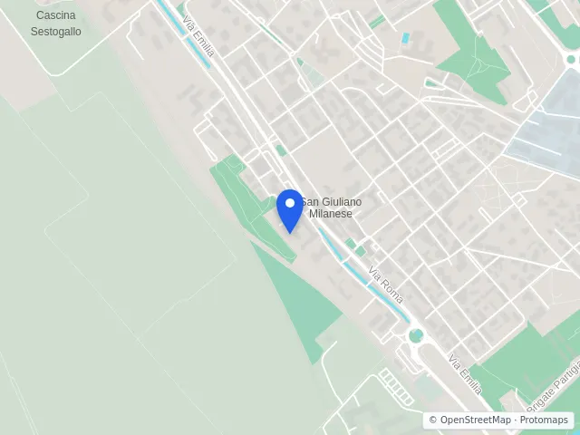 Mappa di San Giuliano Milanese, Milano