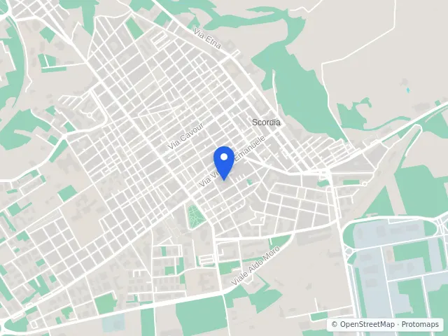 Mappa di Scordia, Catania