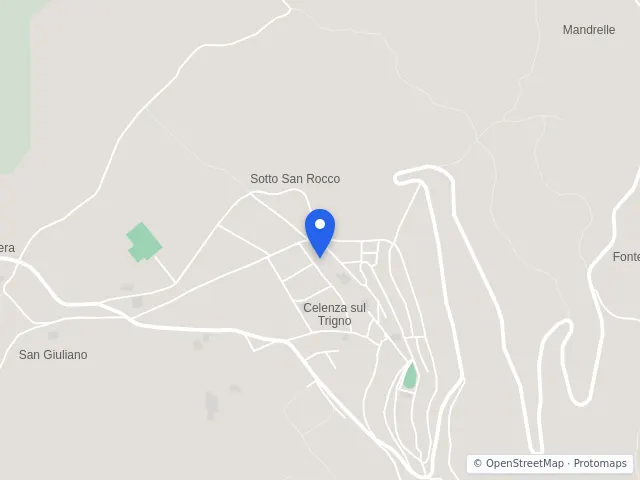 Mappa di Celenza sul Trigno, Chieti