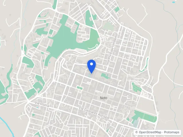 Mappa di Noto, Siracusa