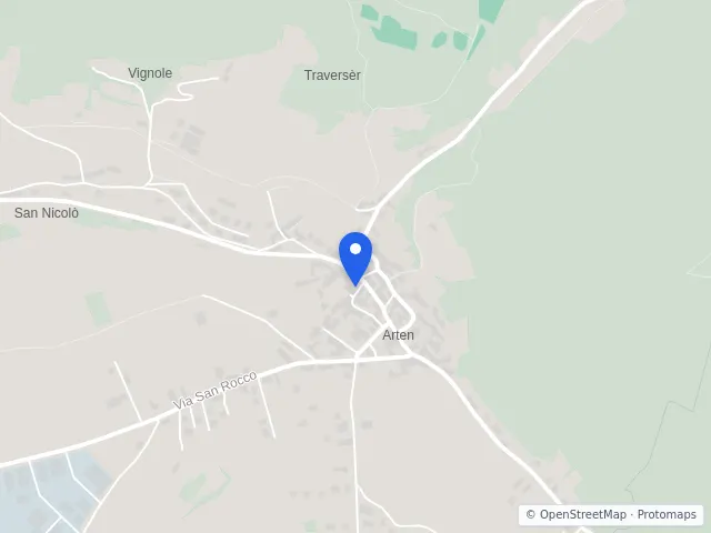 Mappa di Fonzaso, Belluno