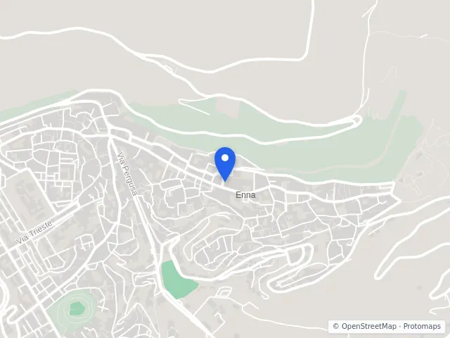 Mappa di Enna