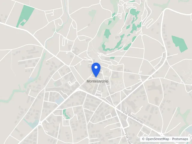 Mappa di Montesarchio, Benevento