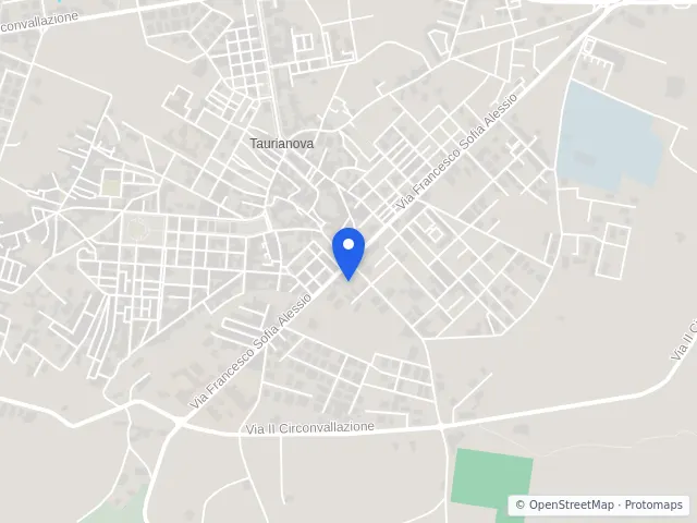 Mappa di Taurianova, Reggio di Calabria