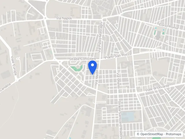 Mappa di Cerignola, Foggia