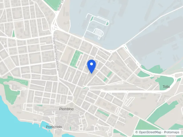 Mappa di Piombino, Livorno