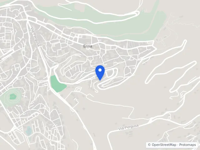 Mappa di Enna