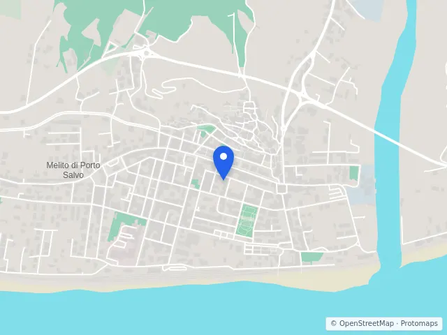Mappa di Melito di Porto Salvo, Reggio di Calabria
