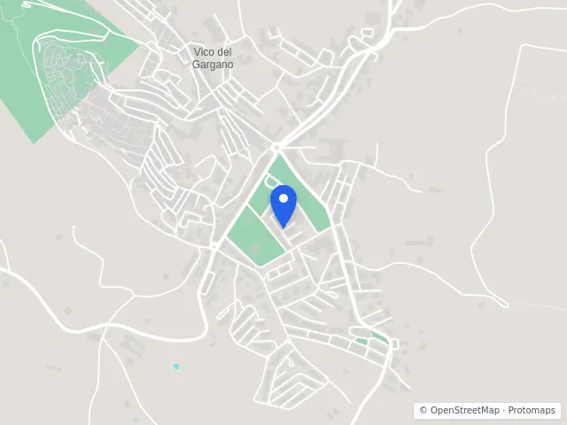 Mappa di Vico del Gargano, Foggia