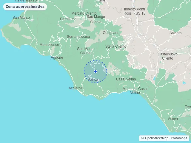 Mappa di Pollica, Salerno