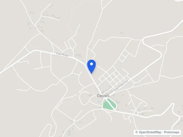 Mappa di Cervaro, Frosinone