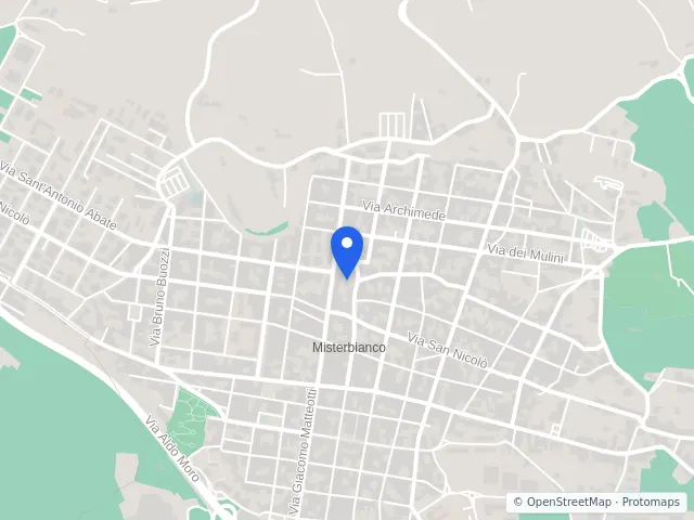 Mappa di Misterbianco, Catania