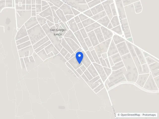 Mappa di San Giorgio Ionico, Taranto
