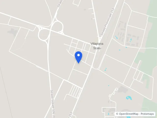 Mappa di Villapiana, Cosenza