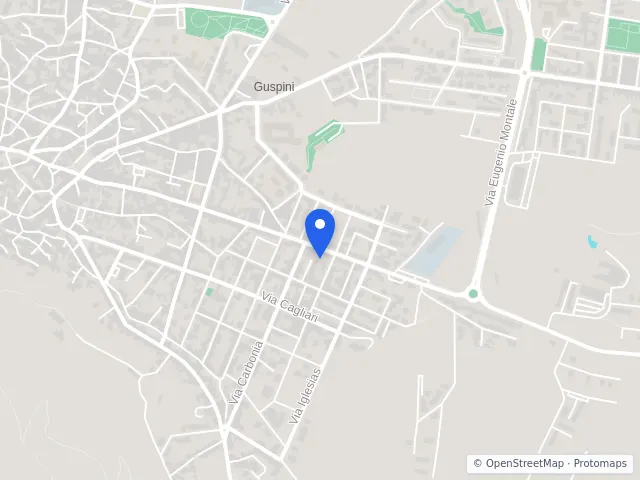 Mappa di Guspini, Sud Sardegna