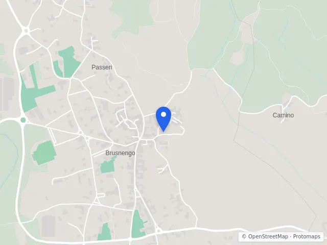Mappa di Brusnengo, Biella