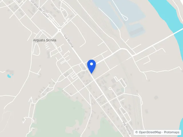 Mappa di Arquata Scrivia, Alessandria
