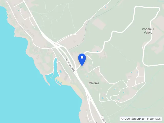 Mappa di Rosignano Marittimo, Livorno