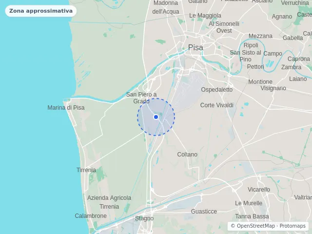 Mappa di Pisa