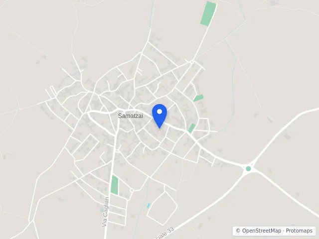 Mappa di Samatzai, Sud Sardegna