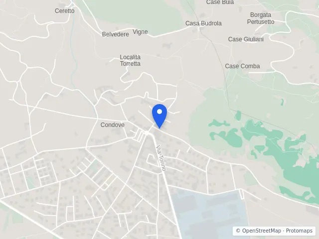 Mappa di Condove, Torino