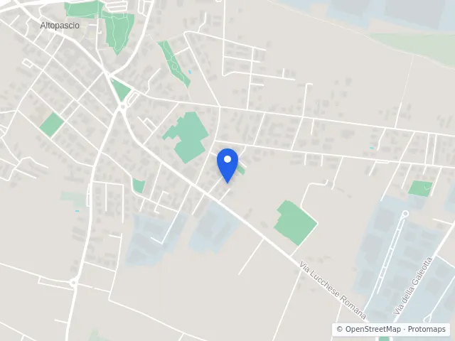 Mappa di Altopascio, Lucca