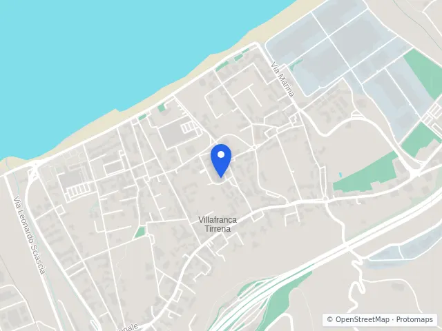 Mappa di Villafranca Tirrena, Messina