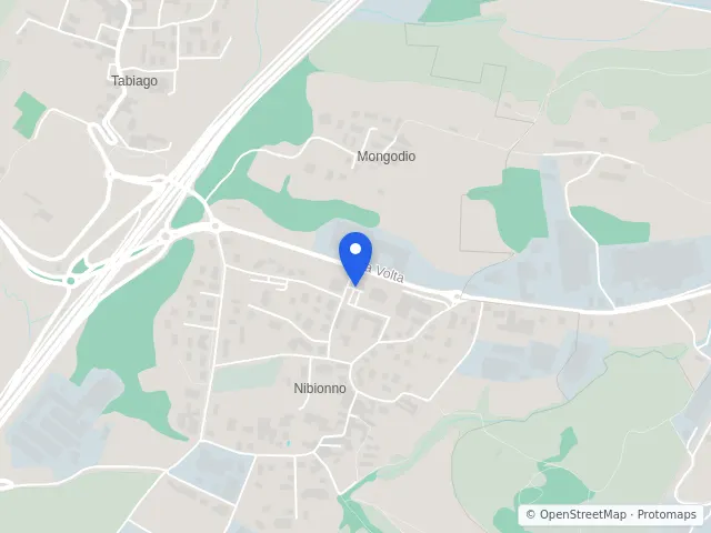 Mappa di Nibionno, Lecco