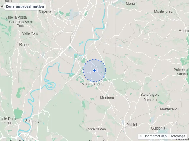 Mappa di Monterotondo, Roma
